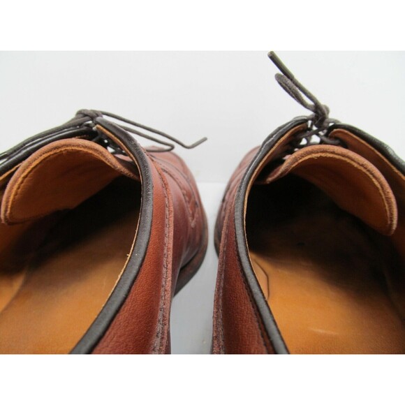 Allen Edmonds Stockbridge Brown Leather Split Toe Derbys  Mens Size 11 D - Picture 9 of 11